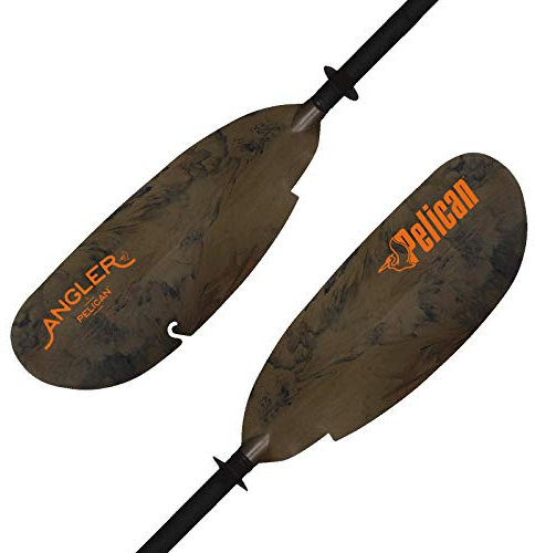 Pelican Poseidon Angler Fishing Lightweight Kayak Paddle - (Baltic Brown, 98.5 in)