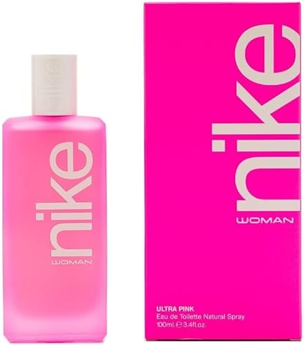 NIKE - Ultra Pink 100 ml, Colonia Mujer, Perfume Formato Spray, Eau de Toilette Natural y Femenina, Aroma Oriental Gourmand, Fragancia Fresca, Rebelde y de Larga Duración