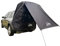 Hasika SUV Camping Tent Car Tailgate Shade Awning with Screen Net Waterproof 3000 MM UPF 50+ Black (Large)