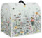 HUISEFOR Floral Mixer Covers for Kitchen Aid 6-8 Quart Mixer Dust Cover with Top Handle Dustproof Food Processor Cover Kitchen Appliance Accessories
