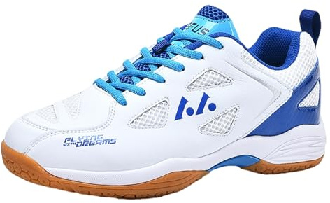 Leichtrit Zapatillas Tenis,Zapatos De BáDminton,Zapatillas De Squash Ligero Antideslizante Zapatos Deportivos Hombre Transpirable Zapatillas Voleibol Hombre Mujer para Adulto Deportes Fitness