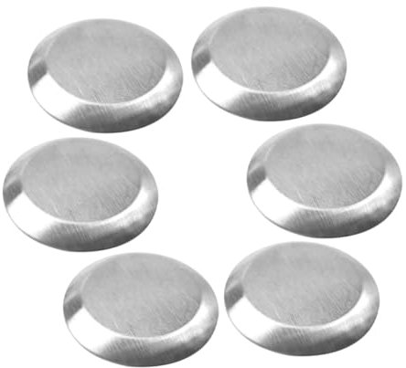 HOMSFOU 6pièces Couvercles Décoratifs Acier Inoxydable Pour Évier De Cuisine Bouchons De Trou De Lavabo Et Élégante Pour Cuisine Et Salle De Bain