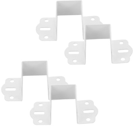 Artibetter 4 Piezas De Repuesto Sujetadores Riel Cama Accesorios Conexión Barandilla Herrajes Cama