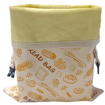 Sacs À Pain En Cire D'Abeille Pour Pain Maison, Sac Réutilisable en Cire d'Abeille 30 x 39 cm pour Congélateur, Maintien De La Fraîcheur Jusqu'à Plusieurs Jours, Contenant À Pain Réutilisable Pour Bou