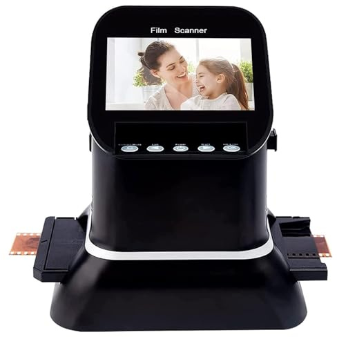 Scanner digitale per pellicole e diapositive, scanner per negativi da 120 126 127 e 135mm, visualizzatore di diapositive ad alta risoluzione da 22 MP, converte pellicole e diapositive da 35 mm in JPEG
