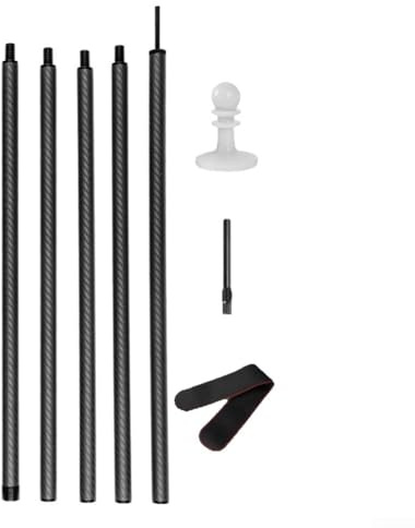 Poteaux de tente d'extérieur en fibre de carbone pour une installation facile, parfaits pour les abris et les auvents (2,4 m)