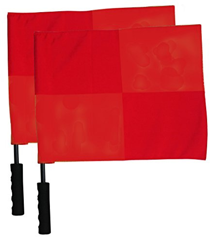 Martin Sports Volleyball Linesman Flags, Red, Set of 2