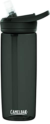 CAMELBAK Eddy+ Straw Tritan Bottle - Graphite, 600ml / 0.6L 20oz Eddy Plus Tritan Flask Vessel Canteen Cup Water Juice Drinking Drink Storage Container Holder BPA Free Reusable Safe Eco Friendly