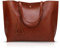 NICOLE&DORIS Damen Tote Tasche Handtasche Schultertasche aus PU-Leder Umhängetaschen Mode große Handtasche Braun