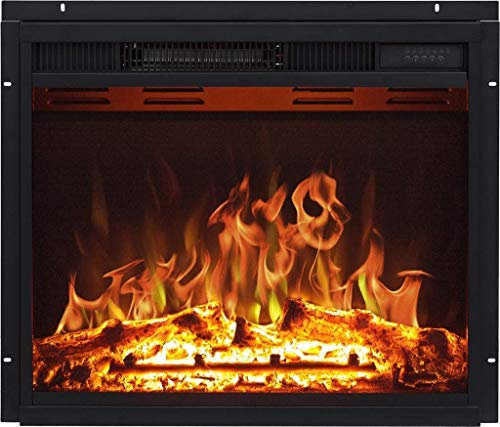 AFLAMO LED 60 - Inserto per camini elettrico - Tecnologia LED a risparmio energetico - Telecomando - Fiamma regolabile