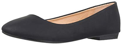 Elara Damen Ballerina Bequeme Slip Ons Flach Chunkyrayan P B3039 Schwarz 43