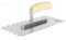 Toolty Stainless Steel Square Notched Trowel, Tiling Trowel, Plastering Trowel -270mm, 12x12mm - for Adhesive mortars - Wooden Handle, Tile, Tiling, Adhesive, DIY - TLTY-5112
