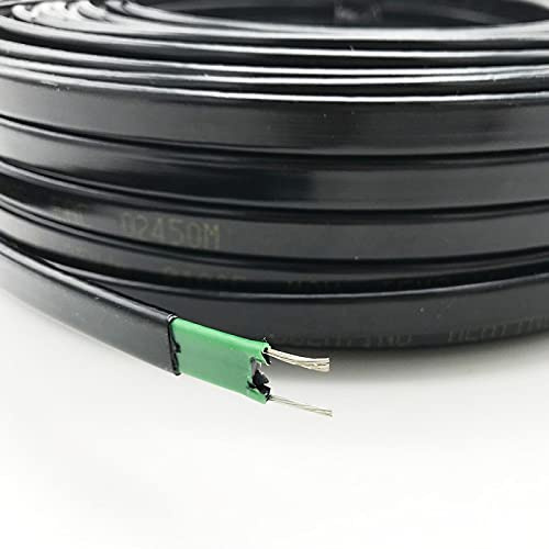 KEPOHK 12 V 24 V 110 V 220 volt vattenslang frostskydd frostskydd värmekabel för tak självreglerande elvärme tråd 12V15W 15 m