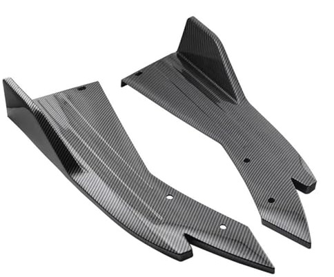 DTSGCX Autopartes Difusor De Labio Parachoques Trasero De Coche, Kit De Carrocería De Alerón Delantero Canard Divisor para Hyundai para Genesis G80 R-Spec 2008-2020(Carbon Fiber)