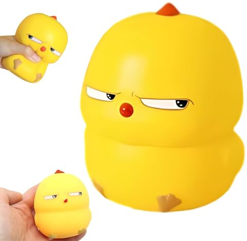 Stressball, Anti-Stressball für Erwachsene, Hühner Anti-Stress Bälle, Ideal für Büro und Rehabilitation, Anti-Stress Geschenke