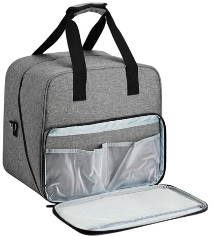 Genérico Bolsa De Máquina De Coser - Bolsa De Mano Portátil con Bolsillos - Tela Oxford 600D Organizador De Caja De Costura Adecuado De La Mayoría De Máquina De Coser