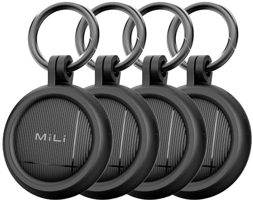 MiLi LiTag Duo Bluetooth Tracker – Nyckelfinnare Kompatibel med Apple Hitta & Google Find Hub, Spårare för Nycklar, Plånbok, Väskor och Bagage, Smart Anti-Lost Tracker för iOS & Android