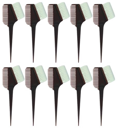 BETOOKY Kit Tintura Chioma 10 Pezzi Spazzola, Pettine da Parrucchiere e Ciotola per Colorazione, Accessori in Plastica Durevoli per Uso Professionale e Fai da Te in Salone e Casa