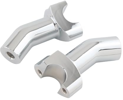 Moto Handlebar Riser Per maggior parte Per Dyna Per Street Bob Per Softail Per Sportster Riser manubrio pullback da 3,5 Rialzi manubrio moto(Chrome)