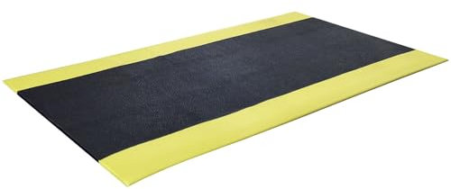 ADB Anti-Ermüdungsmatten 60cm x 1m aus Vinyl - Ergonomische Stehmatten, Entlastungsmatten für den Arbeitsplatz, rutschfest, komfortabel und gesundheitsschonend