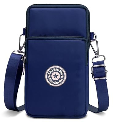 Aucuu Crossbody Bags Small Mobile Phone Wallet Bags, Cell Phone Purse with Adjustable Long Shoulder Strap, Shoulder Bags Arm Bags Mini Lightweight for Women Lady