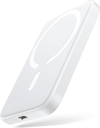 Power Bank Magnetico, 10000mAh Wireless Caricatore 20W Ricarica Rapida Powerbank, Portatile Battery Pack Inalámbricos Caricabatterie Batteria Esterna per iPhone 16 15 14 13 12 Pro Max Mini Plus