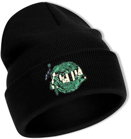 PQKL-party Zelda Gorro de Punto Zelda Beanie Unisex, Gorro de Esquí Bordado, Gorro de Invierno, para Niños Niñas Adolescentes Regalos para Fanáticos