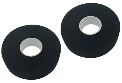 BESPORTBLE 2 Pezzi Nastro per Bastone da Hockey in Cotone Nastro Antiscivolo Resistente allo Strappo per Sport Avvolgitore per Bastone da Hockey per Allenamento e Gioco