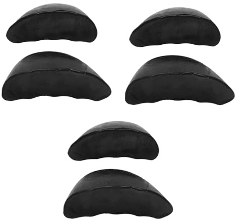 3 Pairs Shoe Filler Inserts,Toe Inserts, Boot Stuffer,Black Soft PU Foam Thickened Anti-Wear Toe Fillers Sneakers Loafers Flats Casual Make Shoes Fit Smaller Prevent Heel Slipping Men Women Small