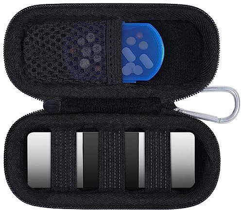 Aenllosi for Alivecor/KardiaMobile 6L Max/6L/1L EKG Monitor Hard Protective Storage Case,Black (Case Only)