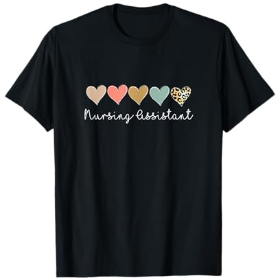 Nursing Assistant, Leopard Nursing assistant & Nurses Aide T-Shirt