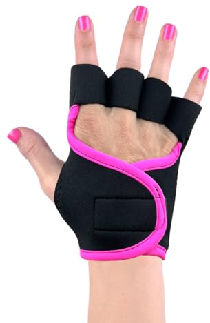 Womens Gelometrics G3 Gel Padded Studio Gloves (Cuff It, Medium)