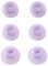 GIONAR 3 Pairs of 6pcs Ear Tips Compatible with Samsung Galaxy Buds 2 Earphones, Ear Bud Replacement Tips, Earbuds Rubber Tips, Silicone Earphone Buds, Small, Medium, Large, Purple