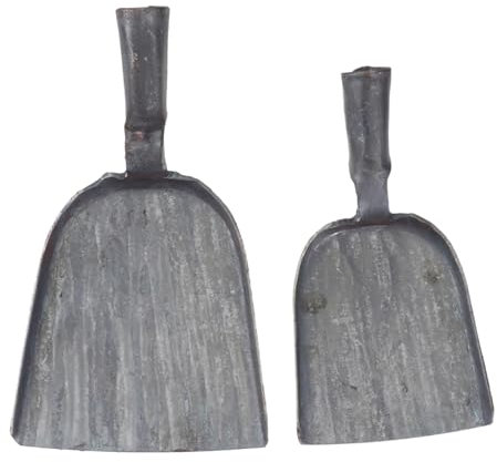 Cabilock Palas Multifuncionales 2 Unidades Para Cenizas y Basura Forjadas Mango Ecológico