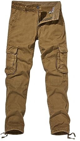Pantalon Cargo Homme Denim Jeans Coupe Droite pour Hommes Jeans Stretch Coupe Slim Pantalon de Travail Couleur Pure Basique Décontracté Pantalons de Jogging en Denim Sport Jean Pants Offre
