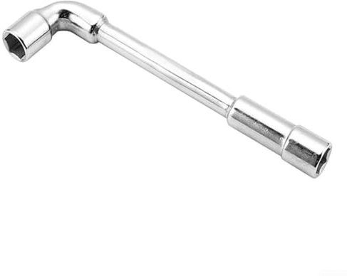 Besshepplo Llave de tubo hexagonal en forma de L para reparación de automóviles con material anti acero para mantenimiento de motocicletas (10 mm)
