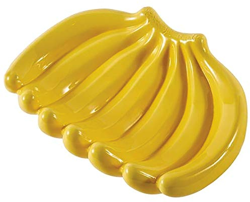 Ceramic Banana Dish Fruit Bowl Yellow Holder Stand Shaped Like Bunch Of Bananas Kitchen Storage