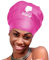 Happy Mane Silikon-Badekappe für Zöpfe und Dreadlocks – Haare trocken beim Schwimmen, Baden, langes Haar, Extensions und lockiges Haar – große Duschhaube für Frauen, Jugendliche, Kinder