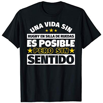 Rugby en silla de ruedas regalo gracioso Camiseta
