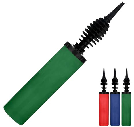 RMTech Balloon Pump, Inflator for Balloons, Toy Blower, Foil and Confetti Professional Pumper, Manual Hand Pump, Dual Action Hand Air Pump for Balloons. (Green 2)