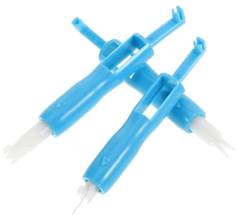 HOMSFOU 3 Pezzi Inseritore per Aghi da Cucire Strumento Infilatura per Macchine da Cucire Facile da Usare per Anziani e Appassionati Cucito Blu
