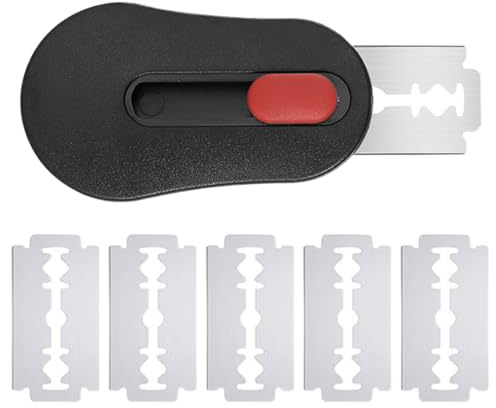 Bäckermesser - Brotklinge Mit 5 Rasierklingen | Teigmesser | Brotmesser | Brot Schneide Werkzeug | Baguettemesser | Teigritzmesser | Brot Einschneidemesser Für Wecken, Stangenbrot,BröTchen