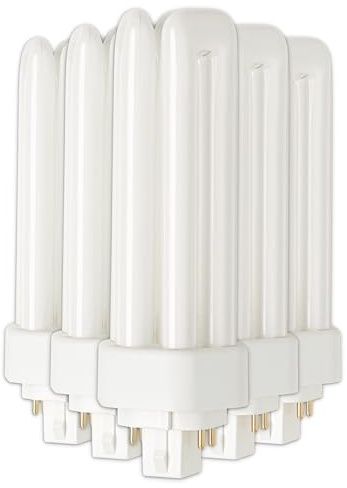 CLAR - Lampadina PLC Gemini T/E 32W Luce Naturale 4000K GX24q-3, 4 Pin, Non Regolabile (Pack 5)