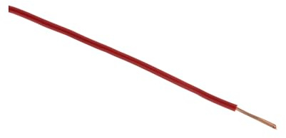 Zenitech Câble d'alimentation électrique H07VK 1x1,5mm² Rouge - 5m
