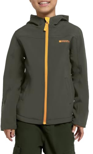 Mountain Warehouse Exodus Kids Softshell Jacket Boys Girls Dynasty Green 11-12y