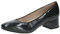 CAPRICE Comfort Damen Pumps aus Leder Mehrweite H, Grau (Stone Naplak), 38.5 EU