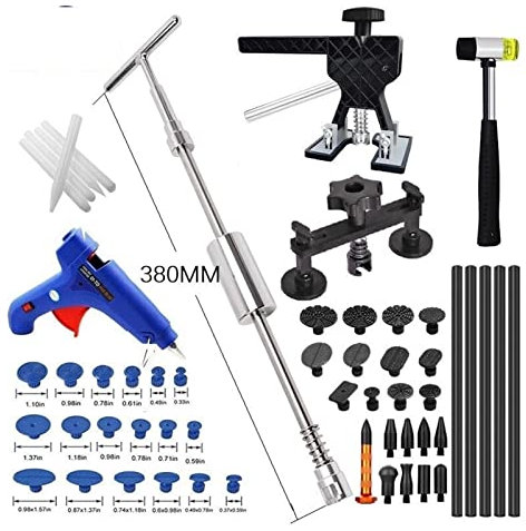 ABBNIA Car Dent Puller Car Repair Tools Dent Puller Set Dent Removal Tool with Slide Hammer for Auto Dent Door