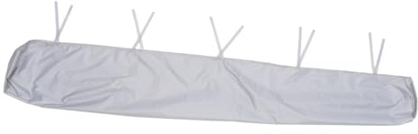 TIDTALEO Funda Para Toldos Retráctiles De Oxford Cubierta Protector Para Patio y Jardín Resistente Al Viento y Protección Contra Polvo Gris Metros