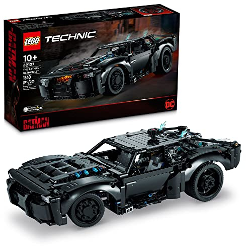 LEGO Technic The Batman – Batmobile 42127 Building Kit; Make a Model Replica of The Batmobile; for Ages 10+ (1,360 Pieces)
