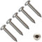 TERF® 5.0mm X 25mm (No.10 X 1) Pozi Pan Head Stainless Steel A2 (304) Screws For PVCu Wooden Timber Chipboard MDF and General Purpose Use Screw Size 5.0 X 25mm - Pack of 50